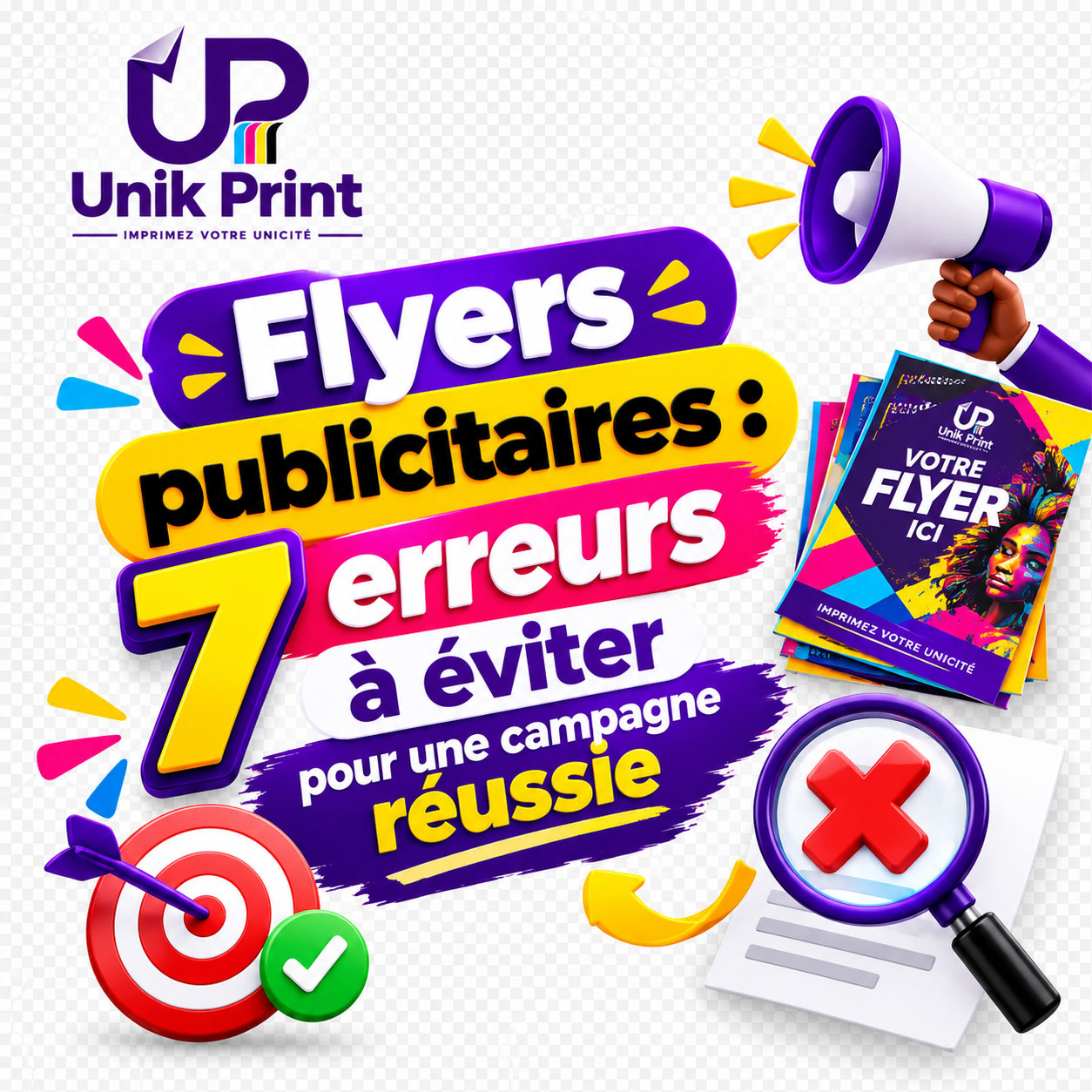 Flyers publicitaires : 7 erreurs à éviter pour une campagne réussie