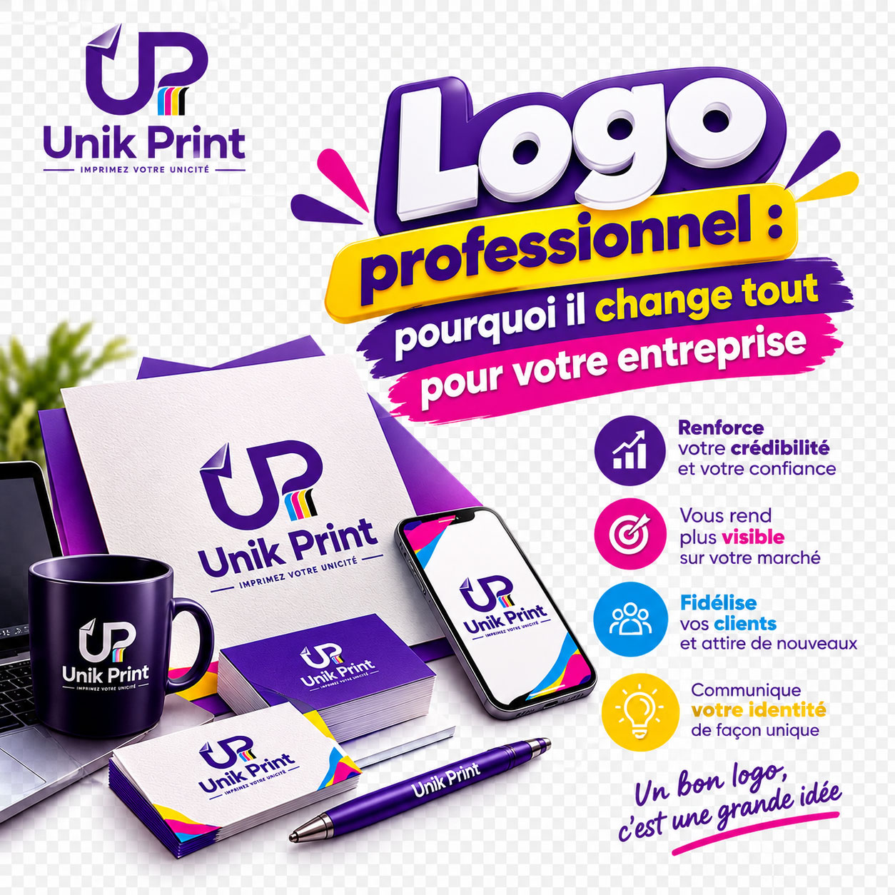 Logo professionnel : pourquoi il change tout pour votre entreprise