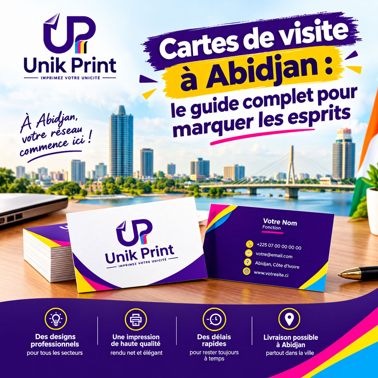 Cartes de visite à Abidjan : le guide complet pour marquer les esprits