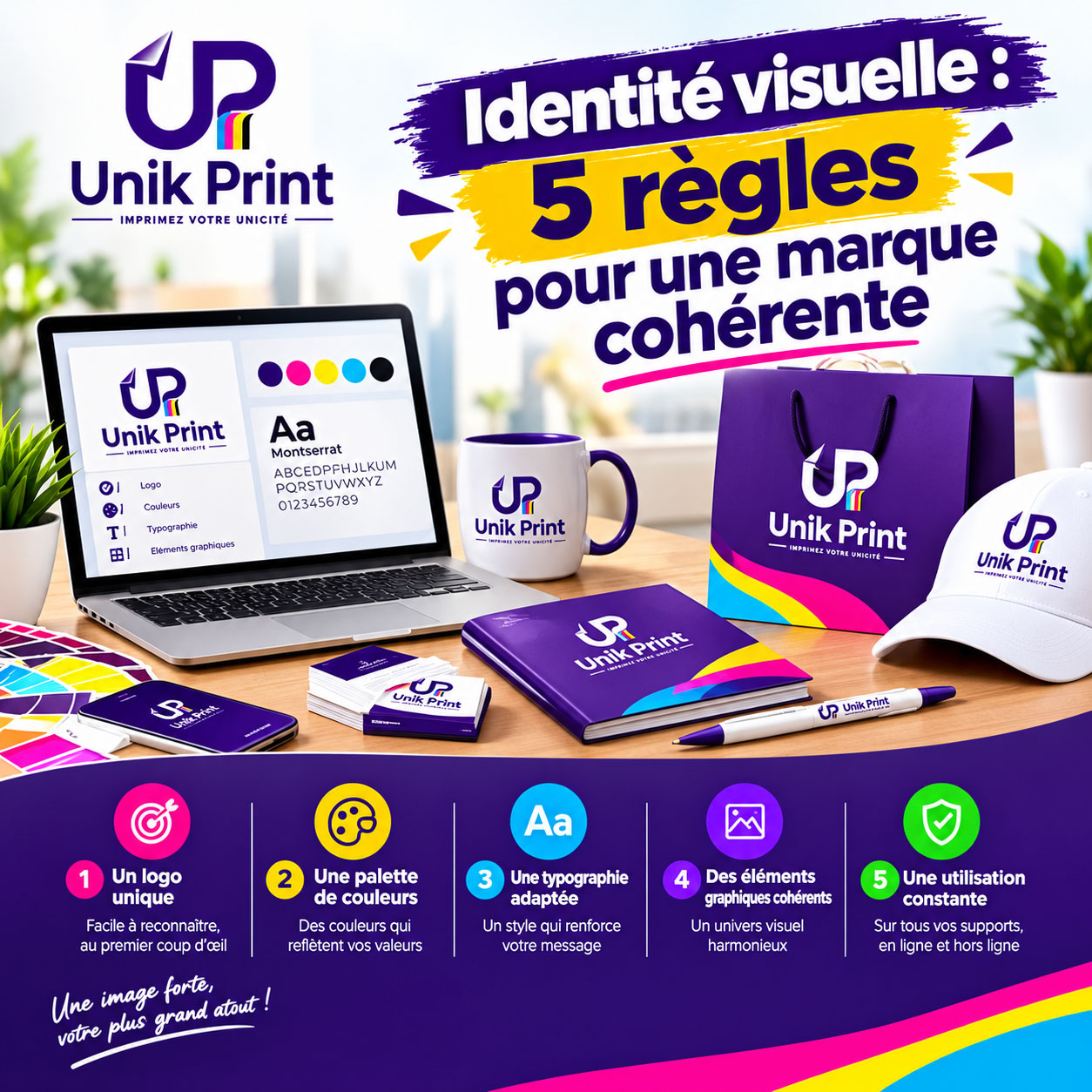 Identité visuelle : 5 règles pour une marque cohérente