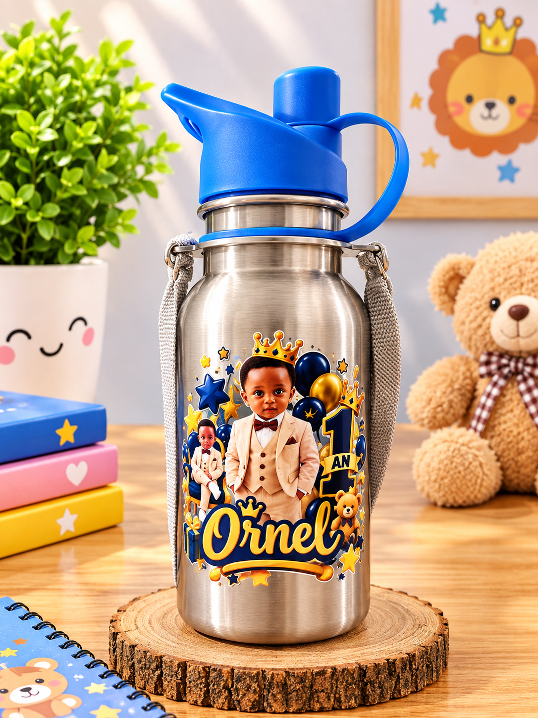 MG-009 - Gourde Isotherme Personnalisable Enfant – Acier Inoxydable